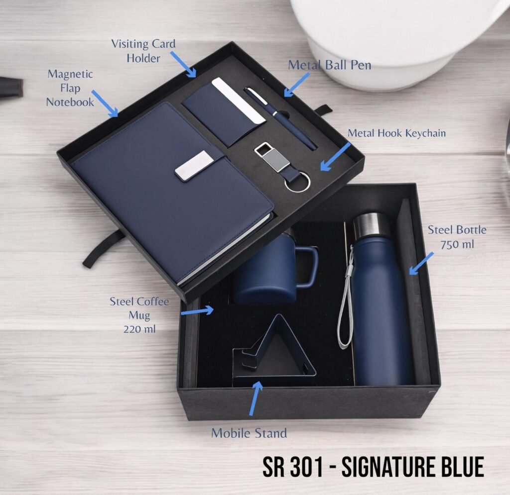 Signature Blue Premium Corporate Gift Set (7-in-1 Combo) - SR 301