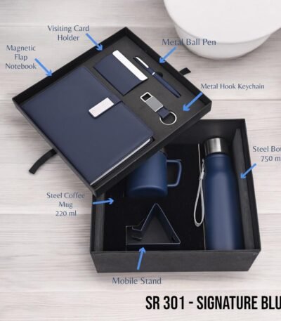 Signature Blue Premium Corporate Gift Set (7-in-1 Combo) - SR 301
