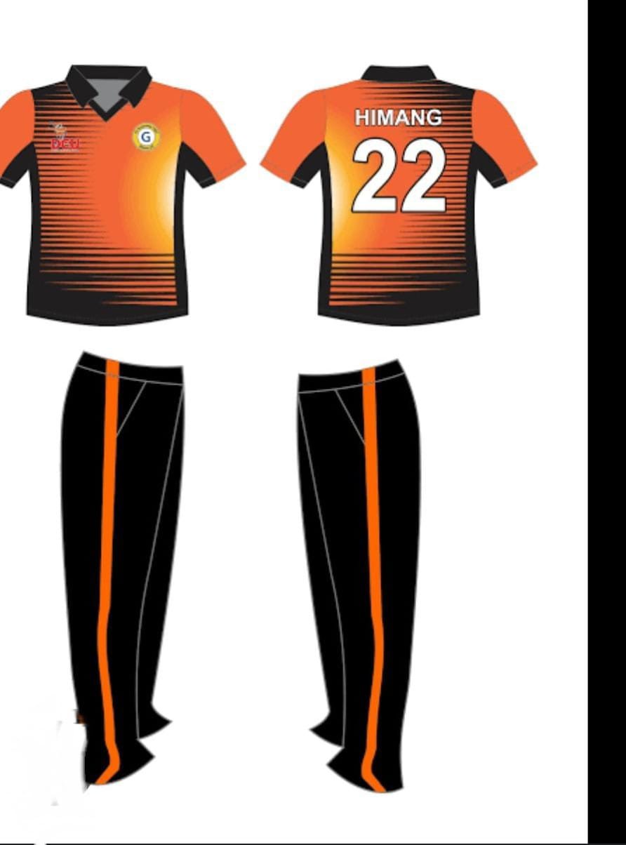WhatsApp Image 2025-09-30 at 17.54.57 (2) Custom Cricket Jersey Set – Orange & Black - Image 1